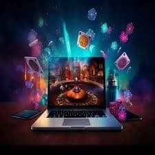 Pengguna membaca panduan informasi digital